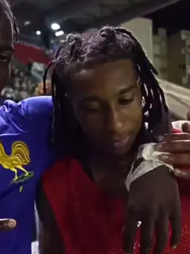 Michael speaking French is another type of cuteness #michael #olise #france #edf 