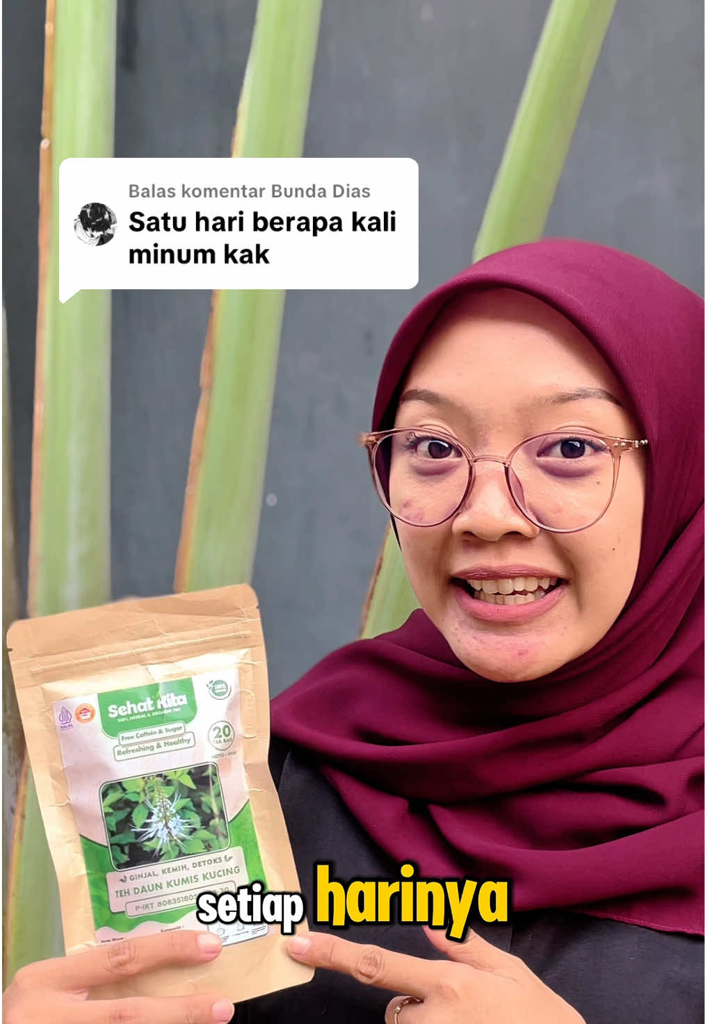 Membalas @Bunda Dias untuk manfaat yang lebih optimal bisa dikonsumsi pagi dan malam hari  ya kak😋😉🫶🏻 #tehdaunkumiskucing #sehatkita #detoxalami #anyanganyangan #ginjalsehat 