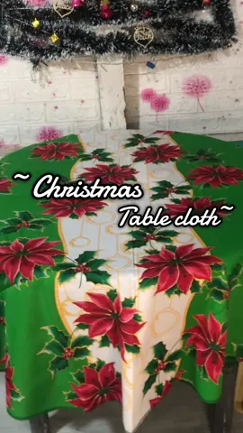 ganda ng quality mga madam ko😩 #tablecloth #roundtable #christmastablecloth #christmasdecor #christmasmantel 