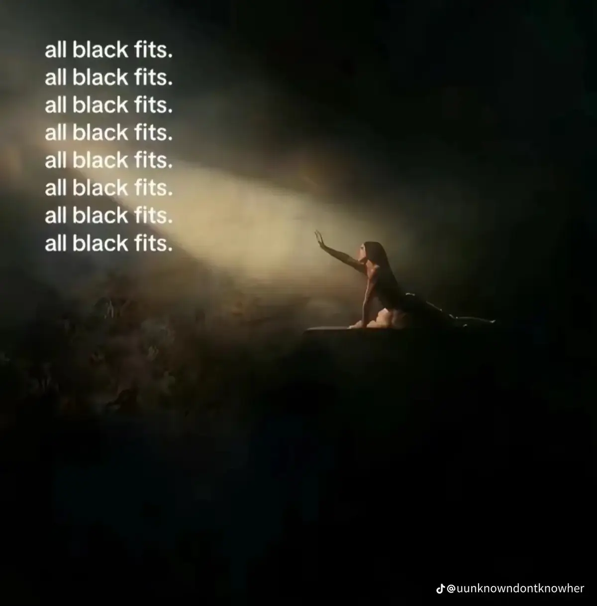 had to flex cause i mainly wear this color anyways 😭🖤 #foryoupage 