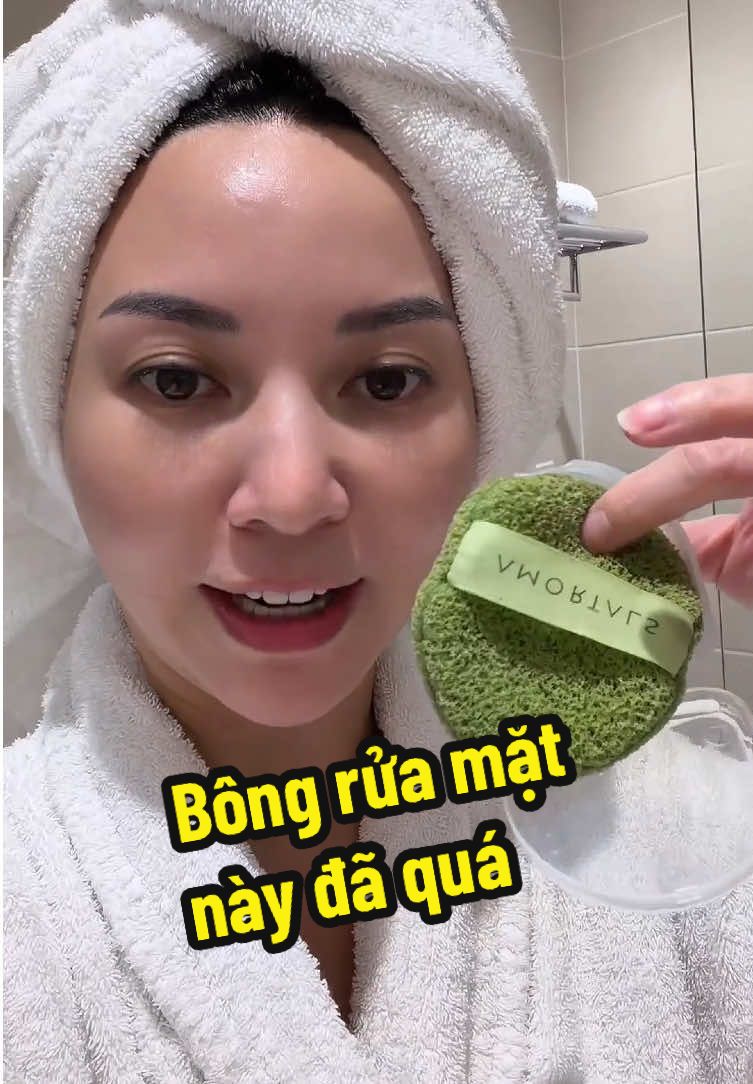 Bông rửa mặt này đã quá.