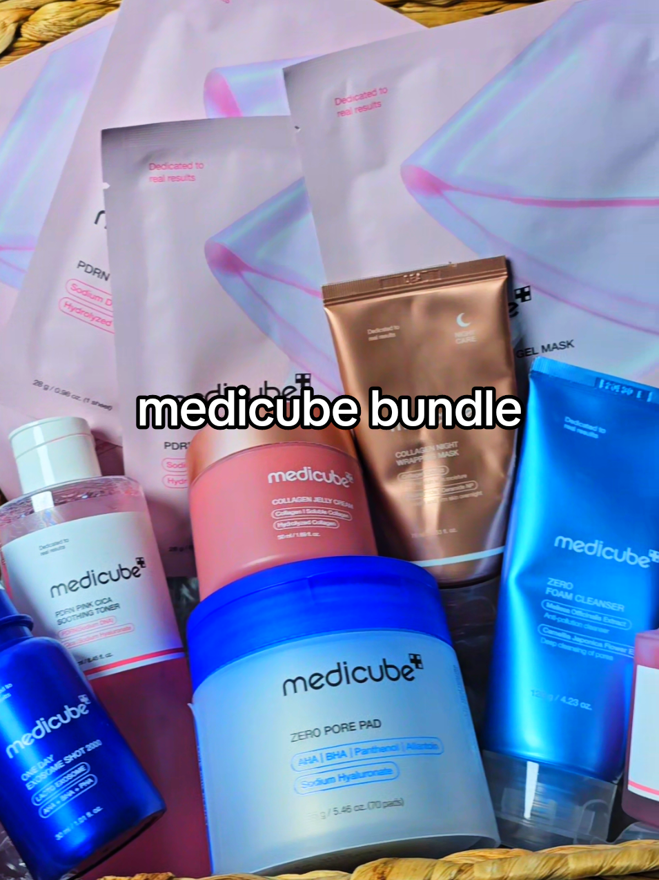 medicube affordable glass glow skincare set  #tiktokshopfalldealsforyou #medicube #skincare #koreanskincare #medicubebundle  @medicube US Store 