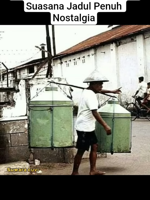Pedagang keliling era 80an,suasana jadul penuh nostalgia#nostalgia80 #nostalgia #tempodulu #ViralTikTok #FYP 