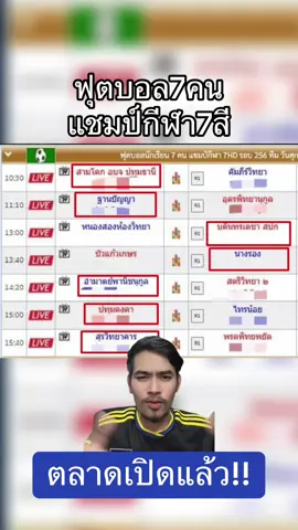 ฟุตบอล7คนแชมป์กีฬา7สี #หนวดลูกหนัง #ฟุตบอล7คน #แชมป์กีฬา7hd #ฟุตบอล7คนแชมป์กีฬา7สี 