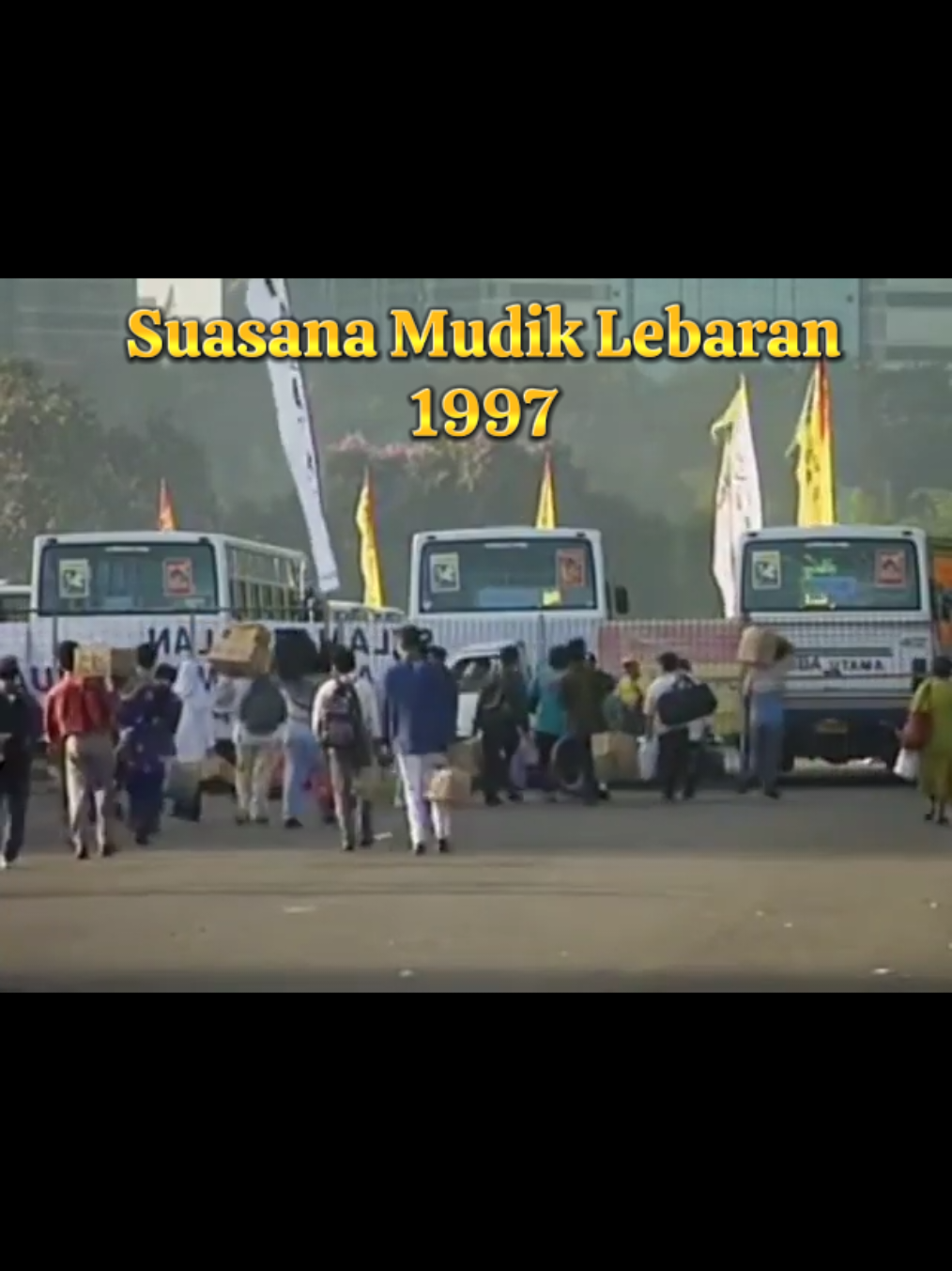 Suasana Mudik Lebaran 1997 penuh kenangan.