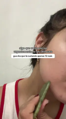 isso aqui melhora tanto o skin care #fy #guasha #promocao #guashafacial #guashatool 