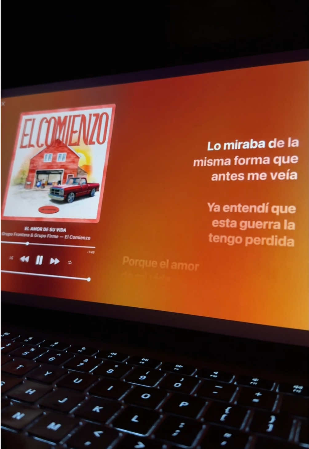 #grupofrontera #amordesuvida #applemusic #lyrics #music 