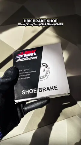 Hbk brake shoe wave xrm tmx click beat cb125#brakeshoe 