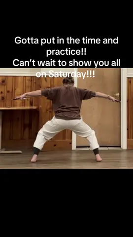 Training and putting in the work to nail it!!! #practice #karate #sai #dontstop #nevergiveup 