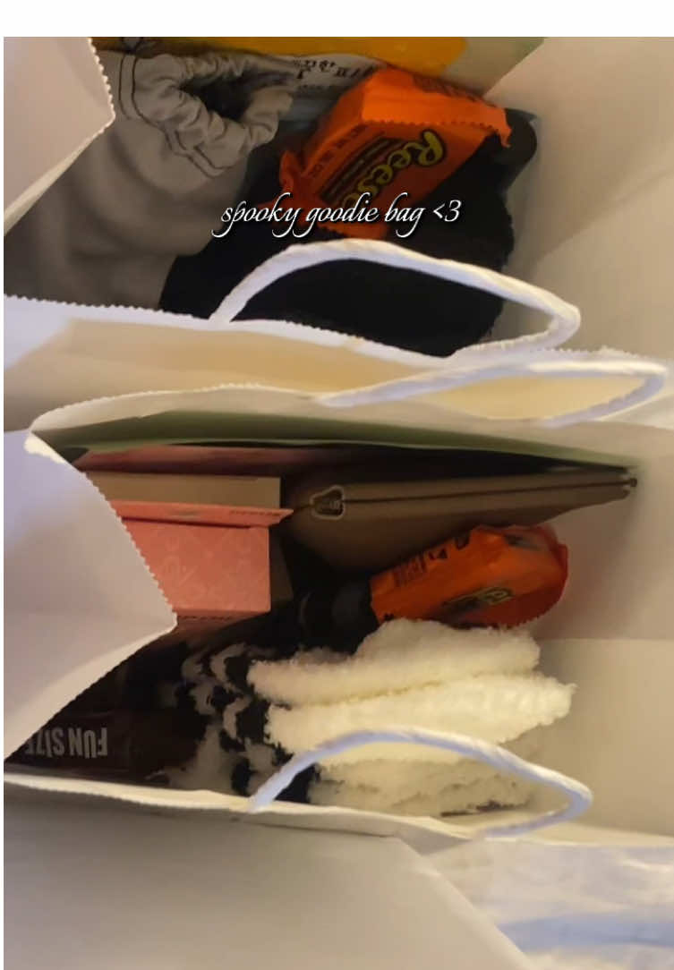 Absolutely loved making thesee 🖤gifted these to my sisters & mom yesterday ! Each bag had their own little touch to it 🫶🏻 so blessed with them love showing my appreciation even if it’s in the smallest way 🫂 @IONI Cosmetics @FURTALK @Good Molecules @Ulta Beauty @Dollar Tree @grace and stella @Moschino @Abib Cosmetics @Maybelline NY @noyzfragrance  #spookygoodiebag #ugccreator #spookybasket #spookyszn #girlyspookyseason #spookybags🎃 