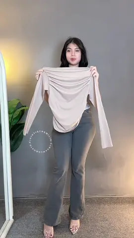 Rekomendasi atasan lengan panjang model sabrina #lenganpanjang