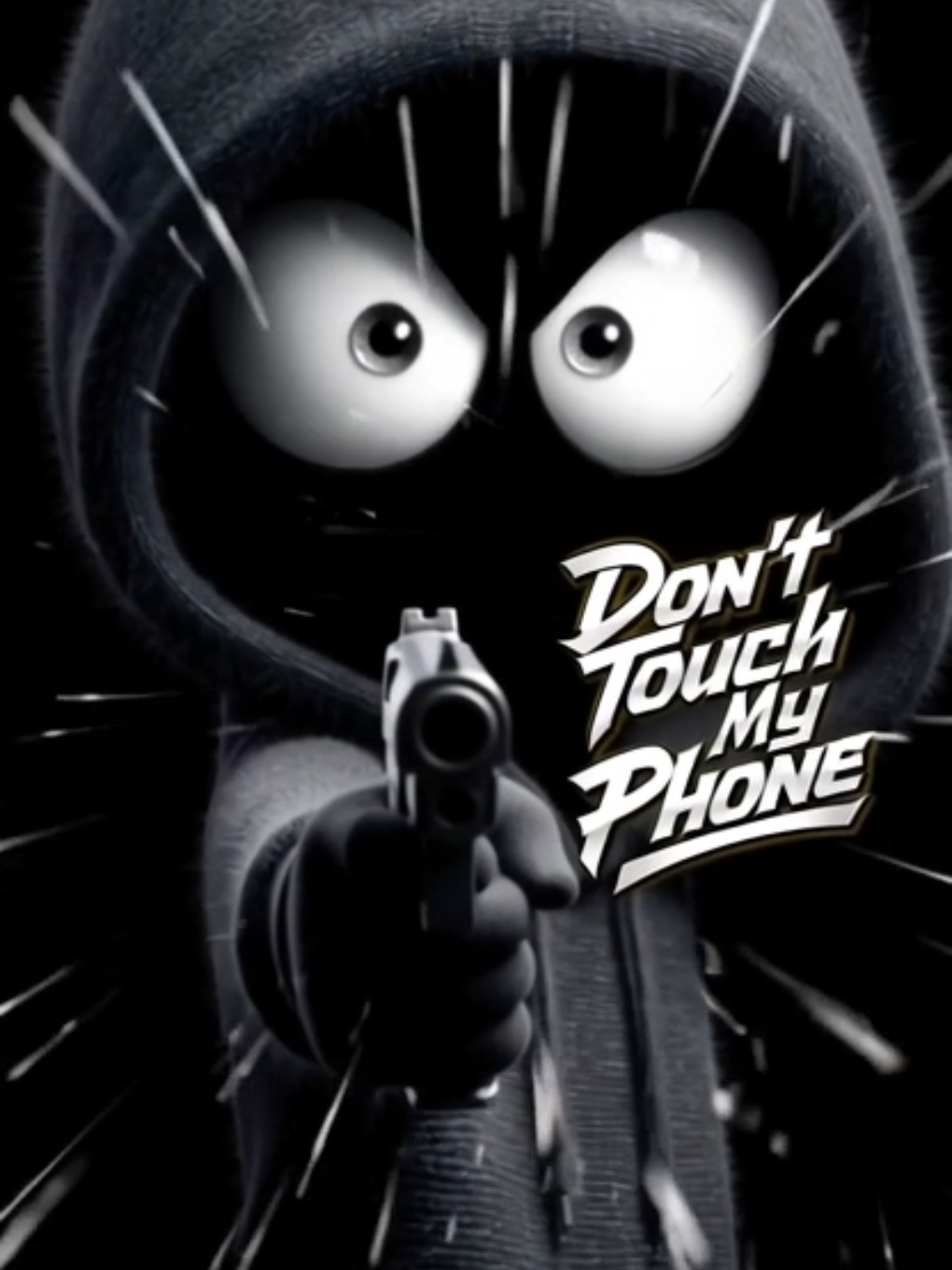 Don't touch my phone  #donttouchmyphone #livewallpaper #foruyou #sillyface #animatedwallpaper 