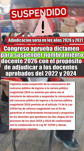 suspende nombramiento 2026 #nombramientodocente2026 #suspendido 