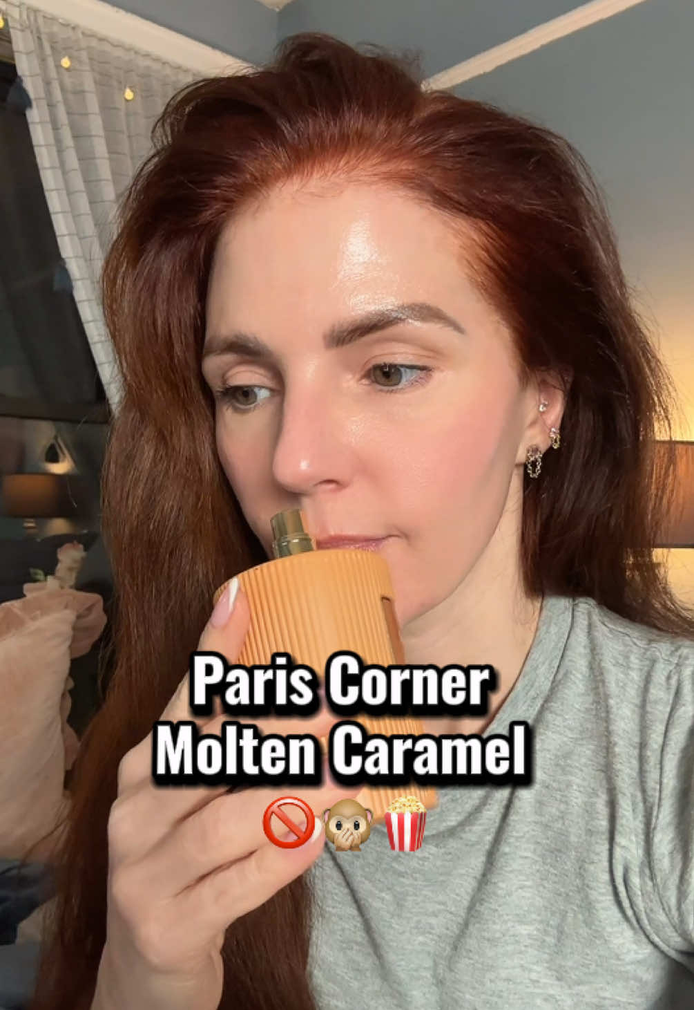 It’s my own fault for blind buying a perfume, that you and some you lose some and it’s not very expensive so it’s not a huge loss. But to me this smells absolutely nothing like caramel, and it smells exactly like butter popcorn. It is the only note I can smell. It is like in your face, butter, popcorn. #pariscornerperfumes #gourmandperfume #arabperfume #perfumetiktok 