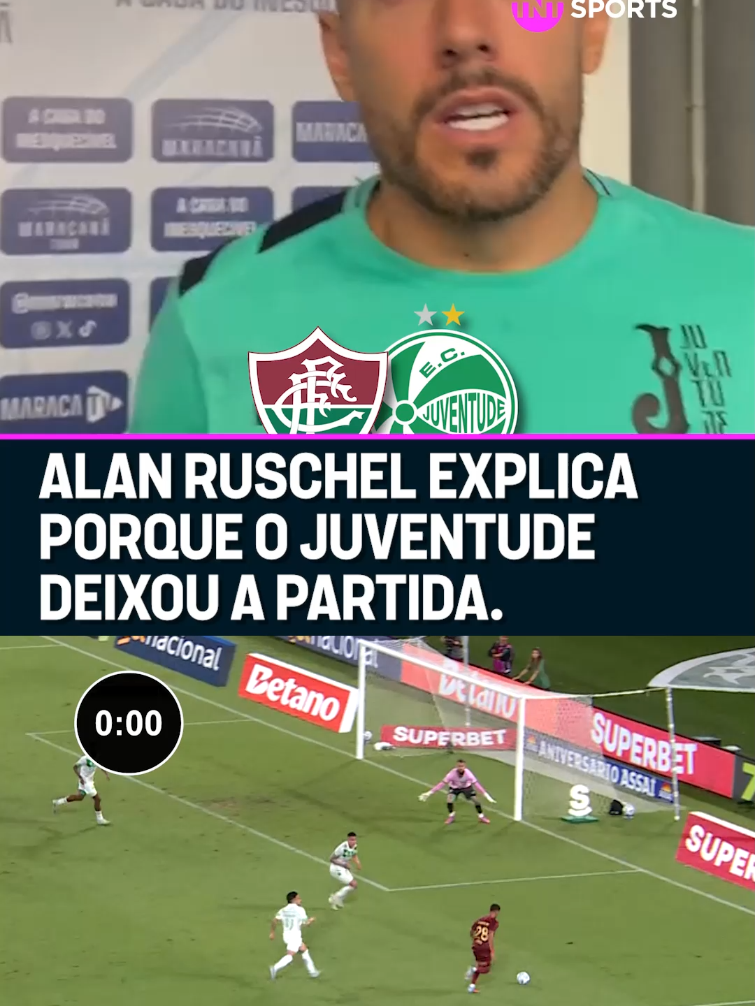 O JUVENTUDE RECLAMOU MUITO DA ARBITRAGEM! 🤬❌ O Alan Ruschel explicou o motivo da reclamação da equipe pra cima da arbitragem e contestou a marcação do escanteio que originou o gol do Fluminense, após Jandrei passar 10 segundos com a bola nas mãos. #FutebolBrasileiro #BrasileirãoBetano #tiktokesportes #fluminense #juventude