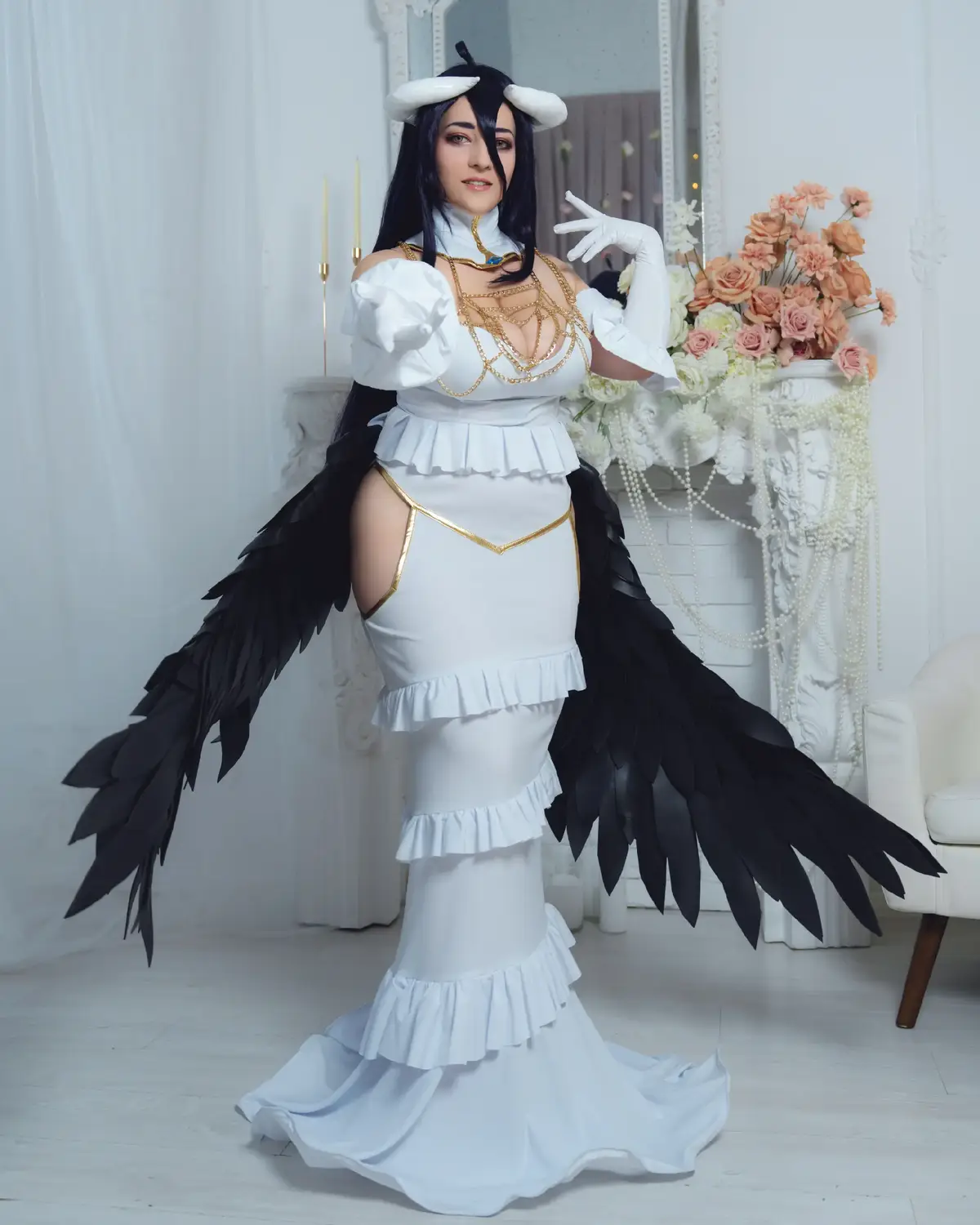 my Albedo cosplay  #overlord #overlordcosplay #albedo #albedocosplay #cosplaygirl 