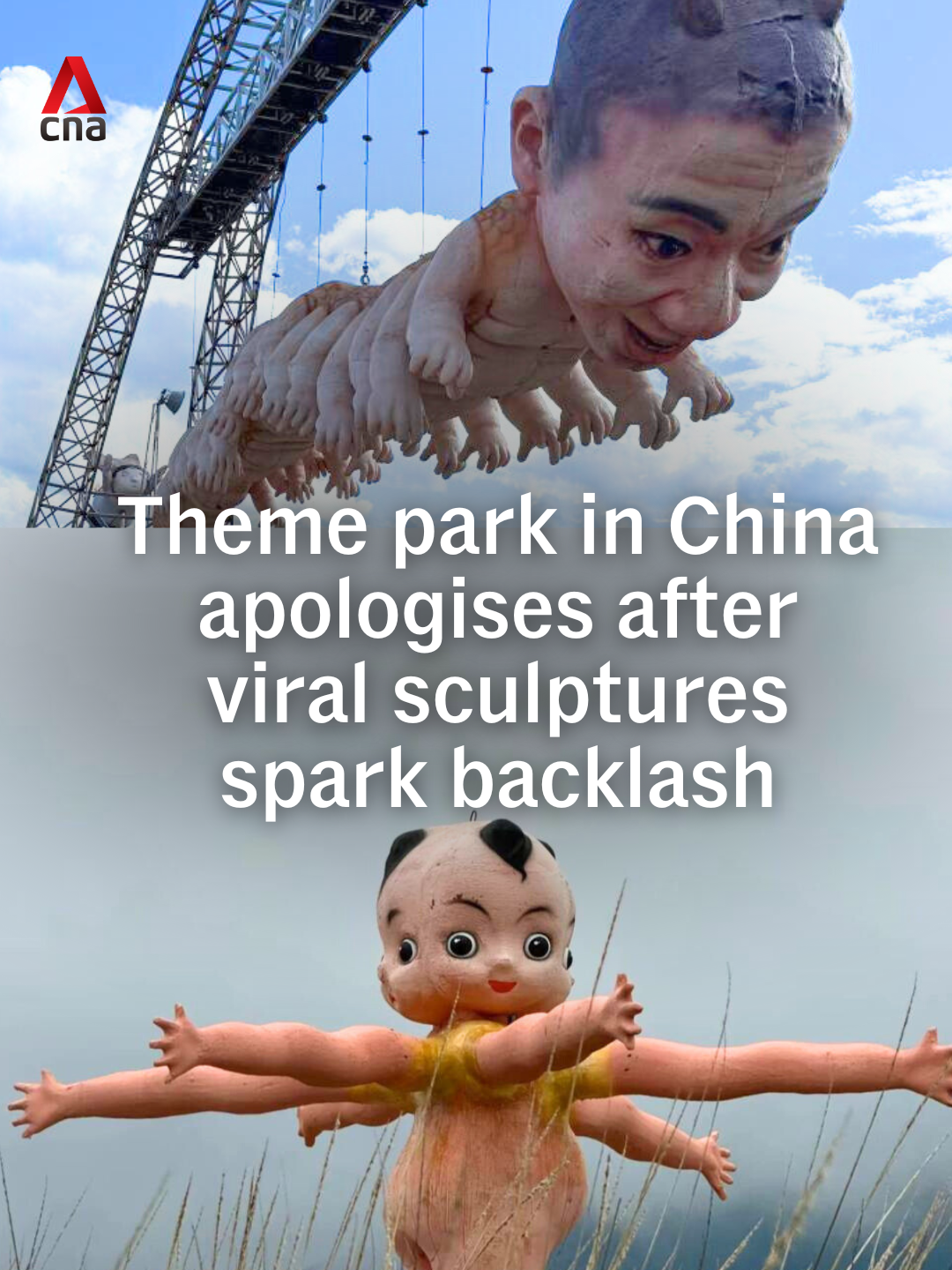 Horrifying or artistic? The Land of Wilderness theme park in Lijiang city in China's Yunnan province has drawn criticism for its sculptures by artist Qiao Xiaodao, who had designed the park as a 