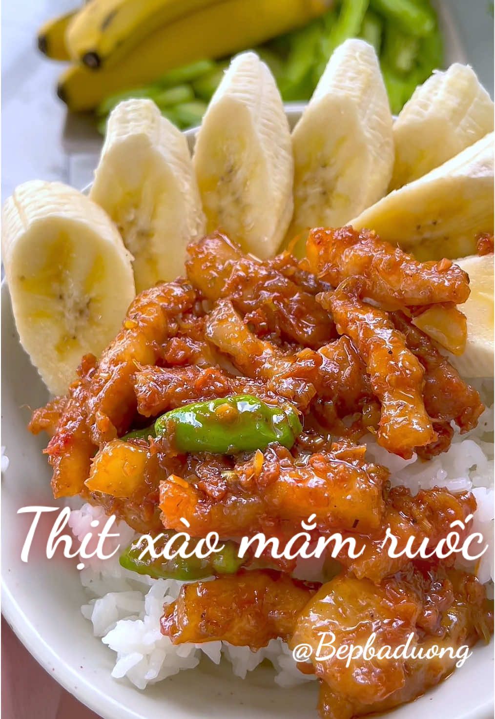 Mắm ruốc hao cơm . Hôm nào hong biết an món gì mọi người thử làm thịt xào mắm ruốc di#bepbaduong #anvatcungtiktok #monanmoingay😋 #mamruochaocom #thitxaomamruoc 