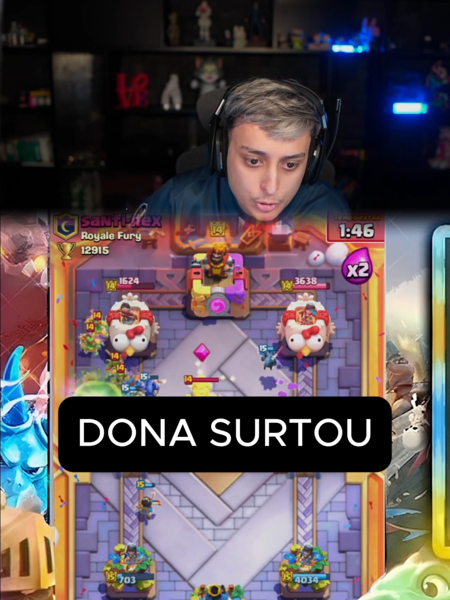 DONA TA SURTANDO#loud #dona #donaclashroyale #clashroyale #loudgg #loud_coringa #fyp