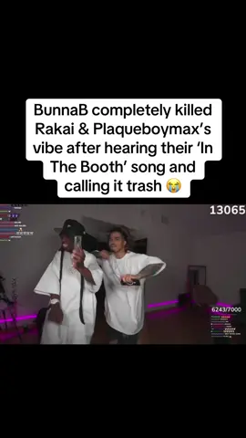 Mood died after BunnaB called it trash 😭 #plaqueboymax #2xrakai #bunnab #fyp #viral 