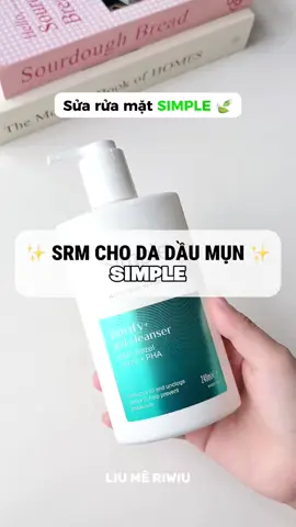 Sữa rửa mặt khắc chế mụn là đâyyy ✨ #dongianlaSimple #damunchonSimple #SkinTwin #hoptaccungUnilever 