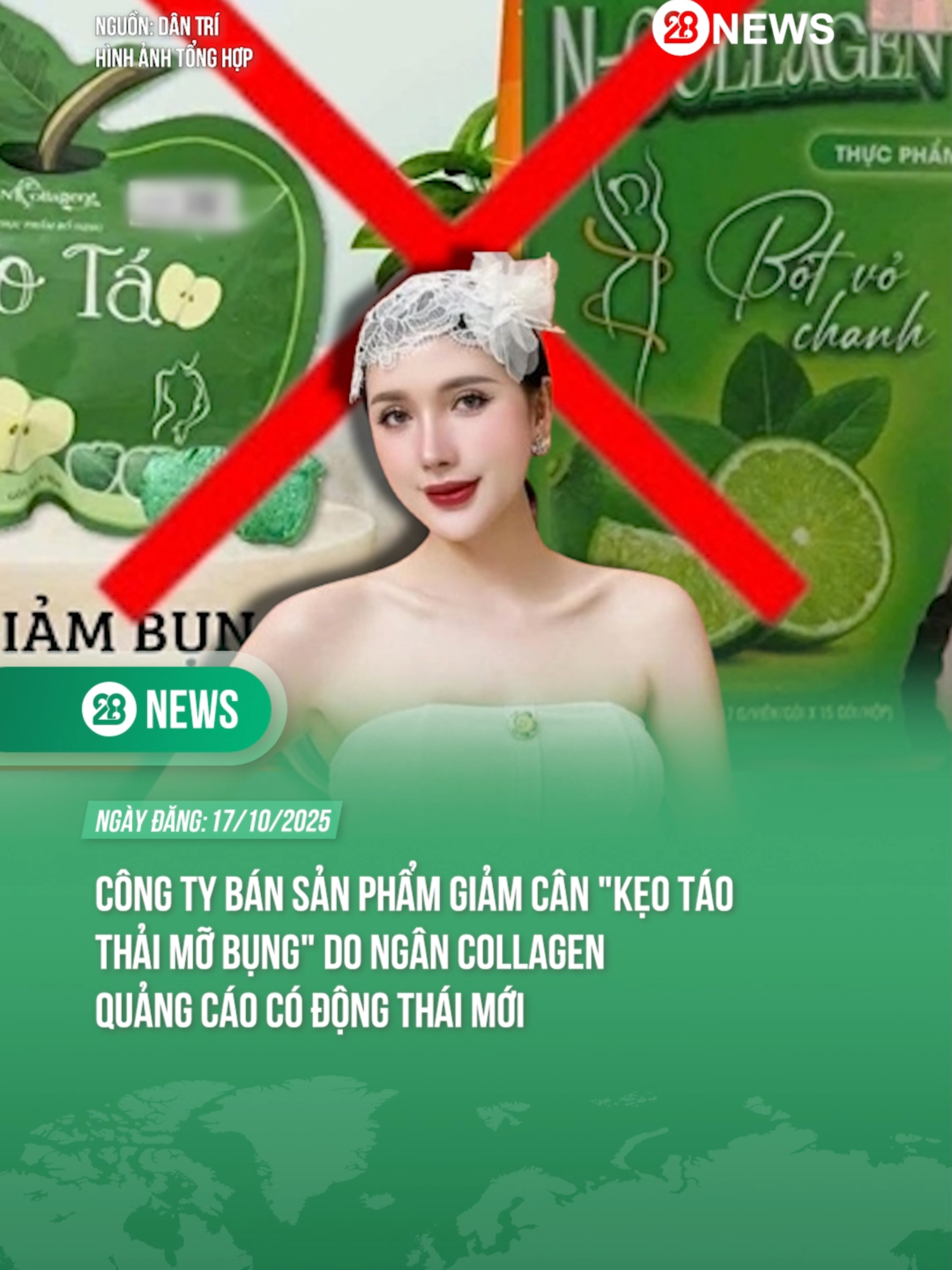 SẢN PHẨM NGÂN COLLAGEN QUẢNG CÁO BẤT NGỜ CÓ ĐỘNG THÁI #theanh28 #tiktoknews #theanh28news