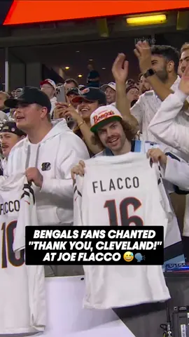 #Cincinnati is happy with their newest QB acquisition 🤝 #tnfonprime #joeflacco #bengals