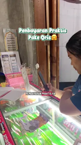 Sekarang jamannya serba instan, jadi konter harus siap sedia qris buat pembayaran hehe #qris #instaqris #qrisinstaqris #pembayaranqris 