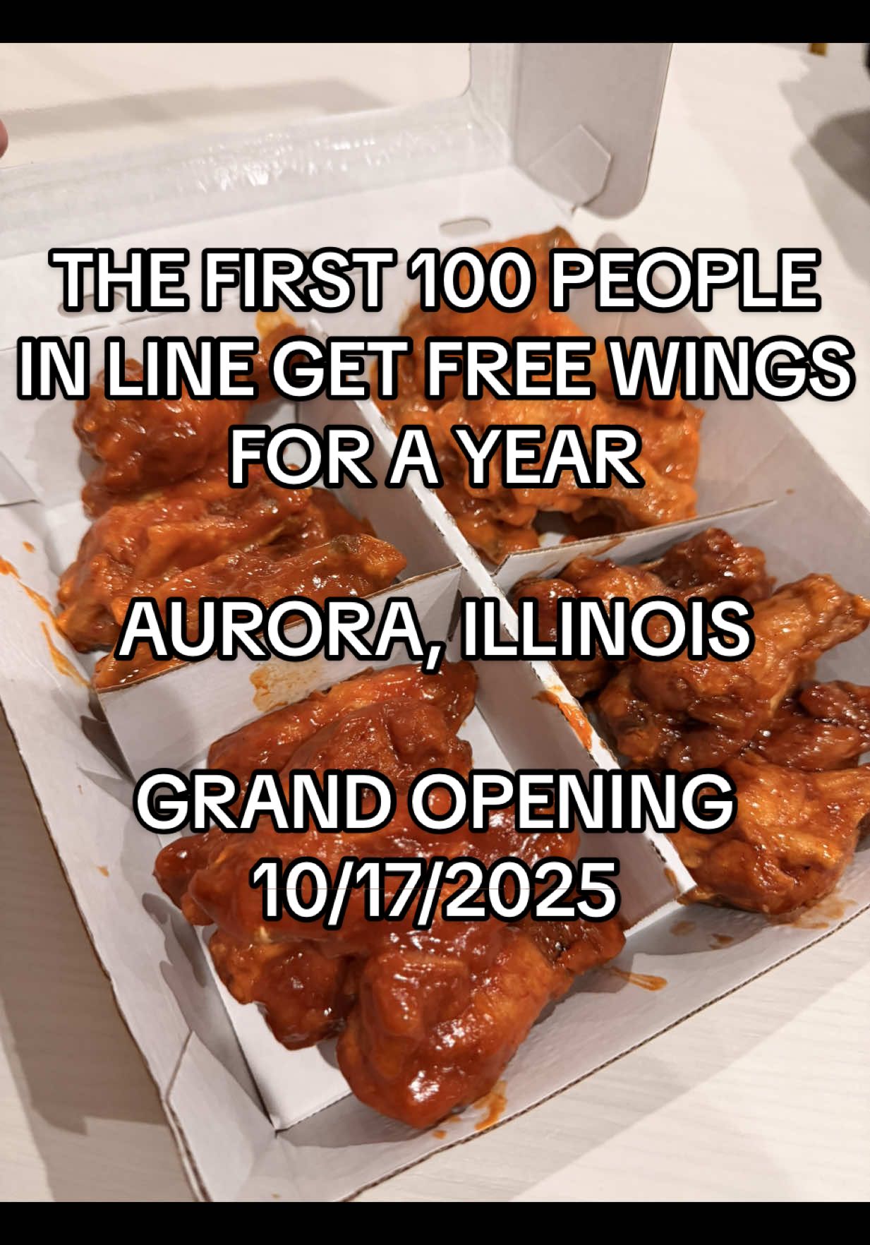 📍 Buffalo Wild Wings ‘GO’ @Buffalo Wild Wings  1535 Butterfield Rd Aurora, IL  @Cara Jones per usual 🥰  The first 100 people in line get free wings for a year 🍗  #auroraillinois #chicagosuburbs #chicagoland #chicagothingstodo #chicagofood 