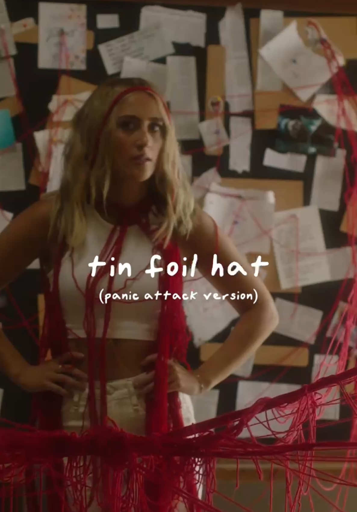 tin foil hat is finally here... in all its chaos and calm. ❤️‍🔥 listen to both versions and watch the new music video, out now!