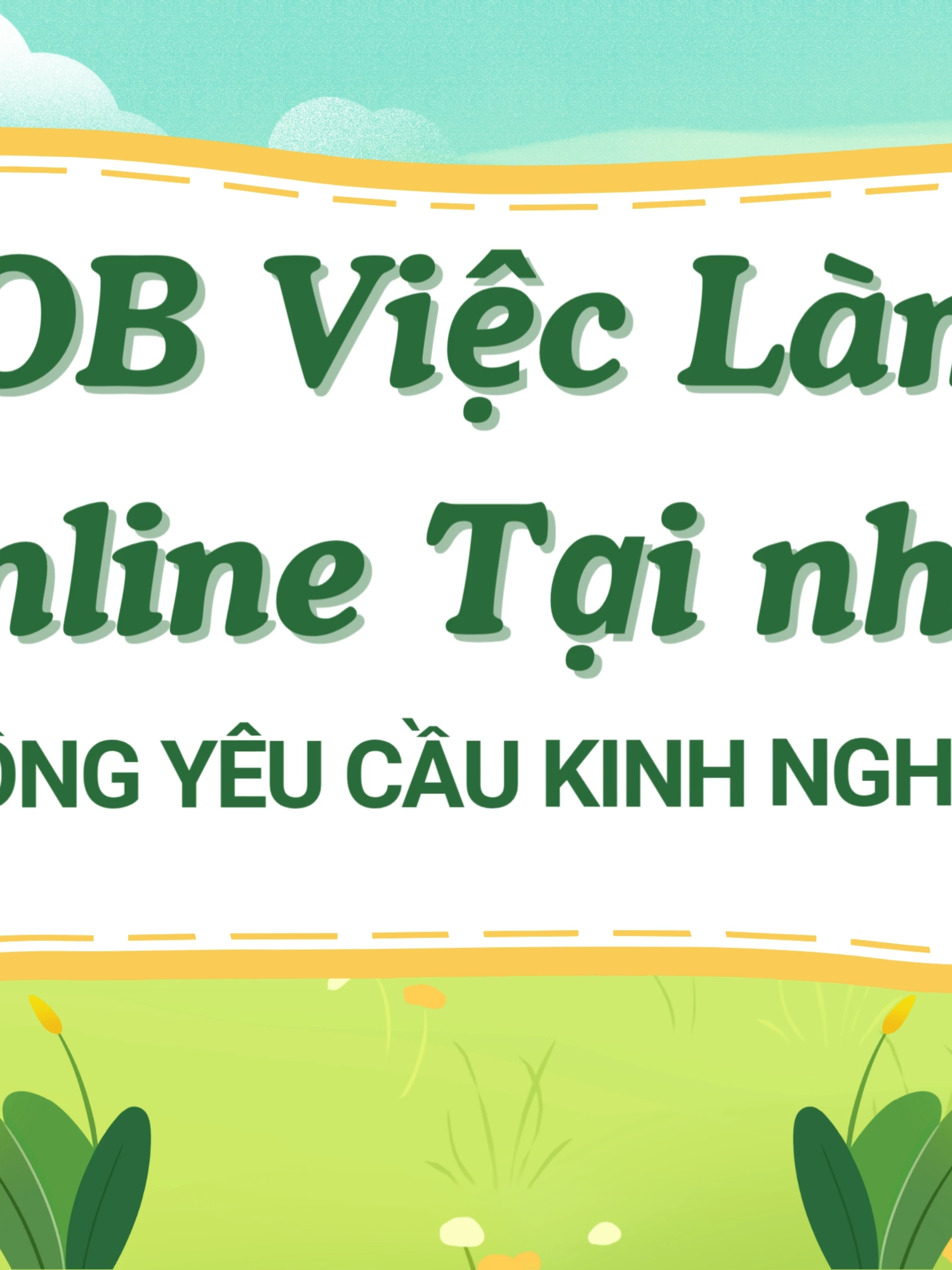 Những job Việc làm Online Tại nhà - Cho những ai mới bắt đầu #Fyb #viral #trendTikTok  #xuhướng