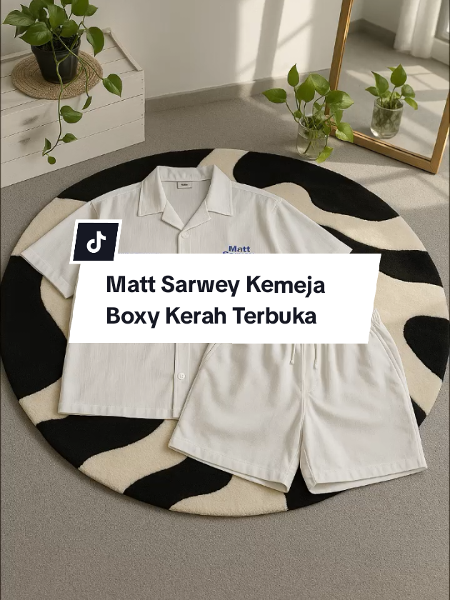 Matt Sarwey Kemeja Boxy Kerah Terbuka - Beli paketan jadi lebih hemat woy 🫵 #kemejaboxy #kemejaoneset #oneset #kemejapria #CapCut 