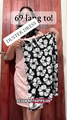 Very comfy suotin promise! #duster #dress #spaghettidress  #dresspambahay #dusterdress 