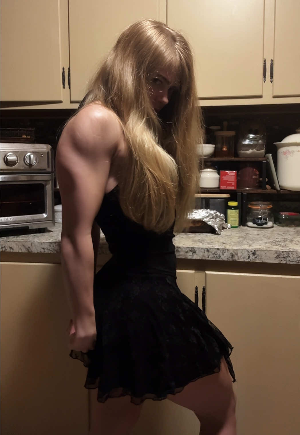 posing infront of my one true love (the airfryer) #gym 