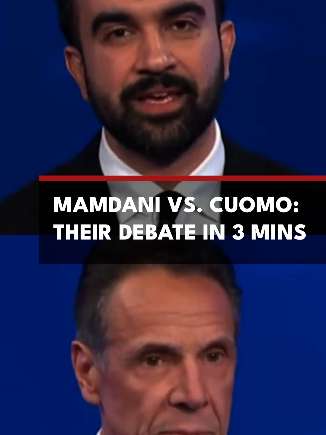 Mamdani and Cuomo went hard at each other over Israel, Gaza, Netanyahu, antisemitism and more.  Watch tonight’s NYC mayoral debate in 3 minutes.