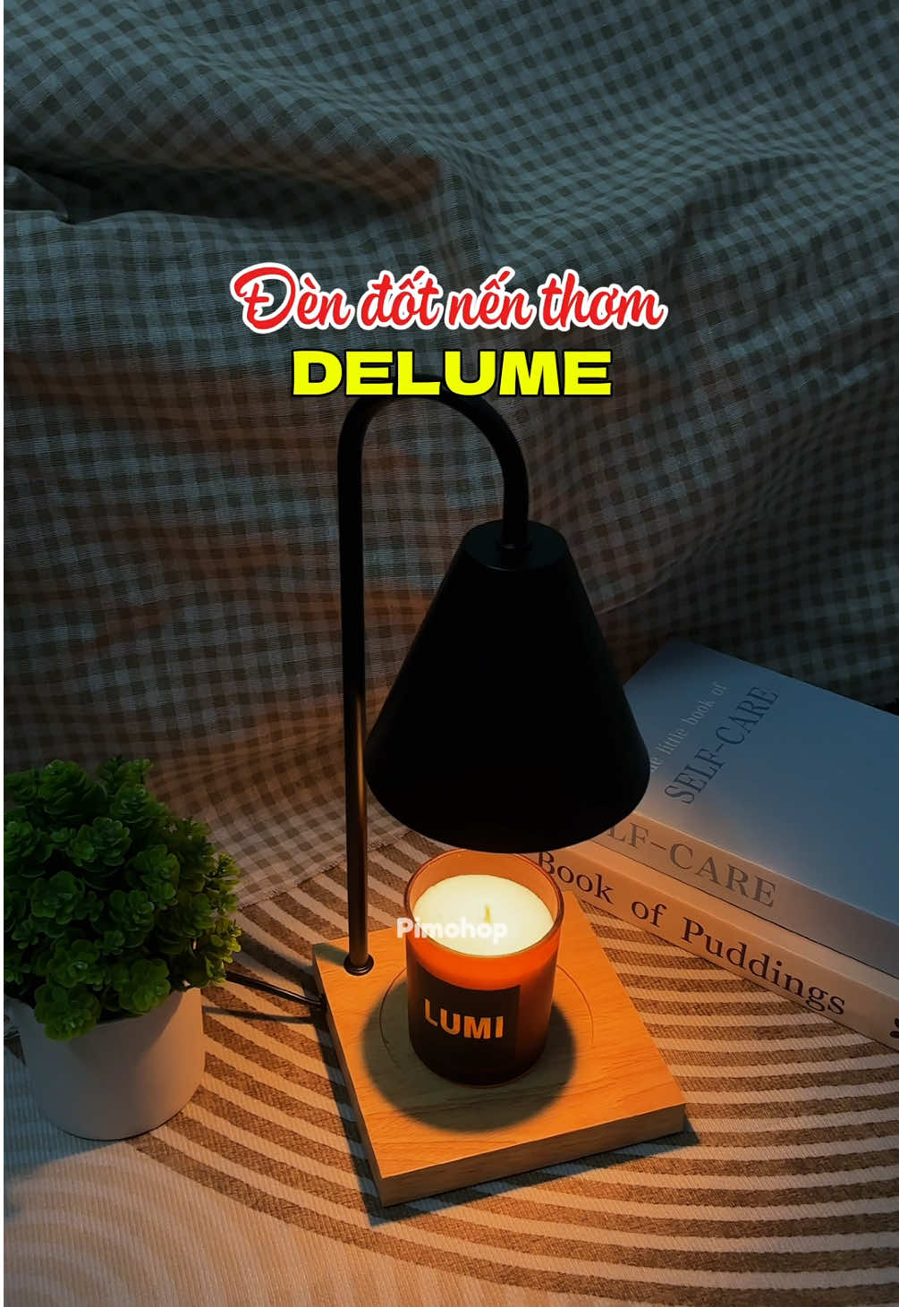 Đèn đốt nến thơm chill mà decor cũng đẹp #pimohop #dendotnenthom #dendotnen #delume #dendecor #decor #xuhuong #viral 