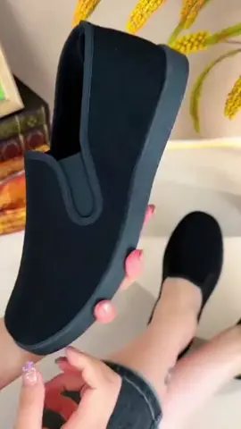 Giày thuyền nam đen đế bằng mềm mại, thoáng khí đi lại thường ngày, đi bộ thể dục #giayvai #giayvainam #giaynam #giaythuyen #muataitiktok 