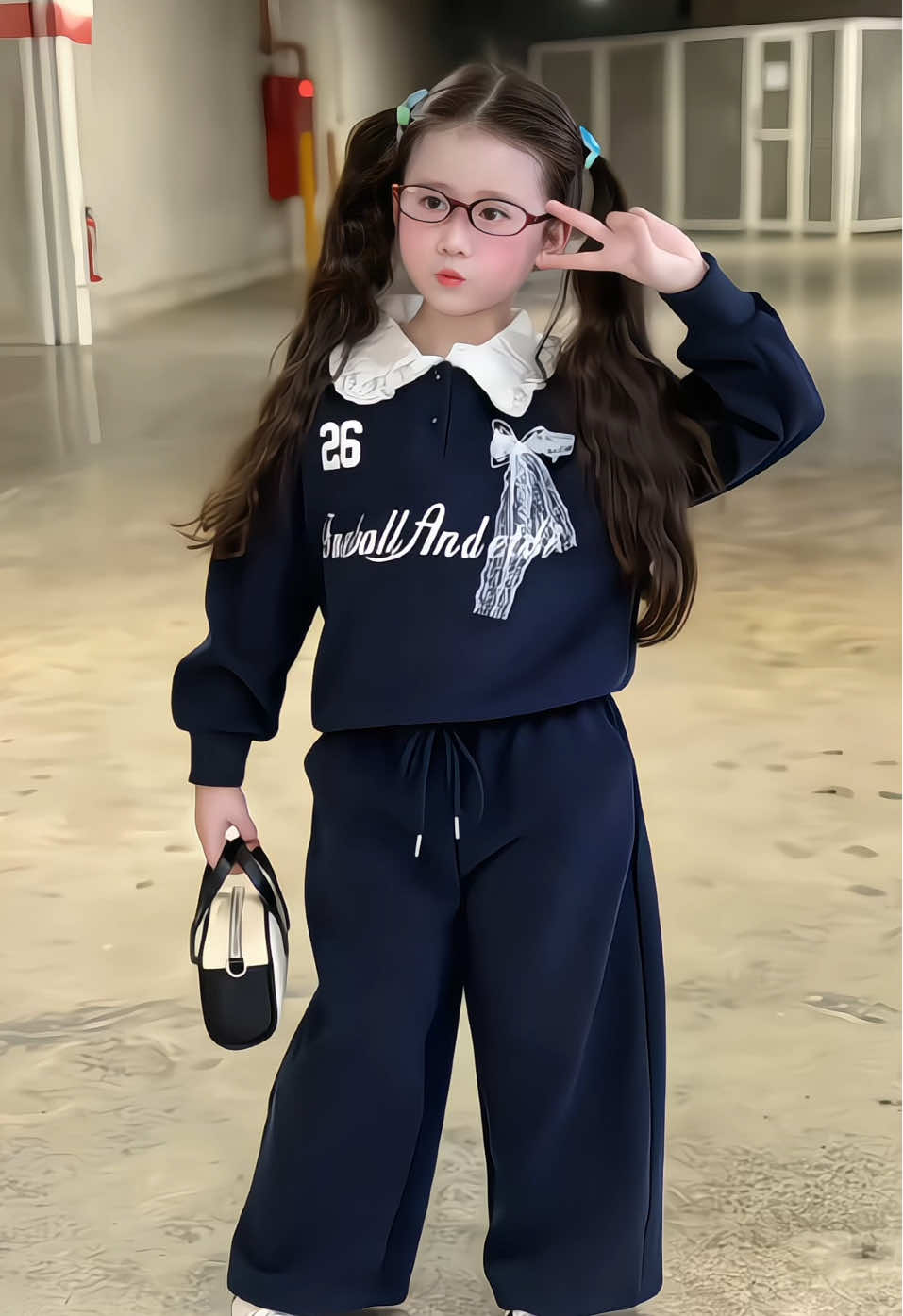 Set bộ nỉ 2 da cổ ren đính nơ phối quần suông phong cách tiểu thư cá tính.Bé đi học đi chơi đủ size 8–35kg (<1m4)#thoitrangtreem #bothudongchobe #setxinhchobe #bothudongbegai #bodaitaychobe 