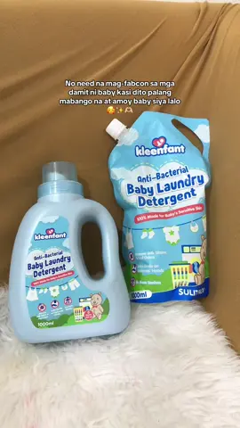 Hindi siya masakit sa ilong, mild scent lang at sure na hindi maiiritate ang skin ni baby! Link ng products @🧿 Mommy Tala 🪬 #kleenfantlaundrydetergent #babylaundrydetergent #kleenfantbabylaundrydetergent #kleenfantantibacterialbabylaundrydetergent #sale 