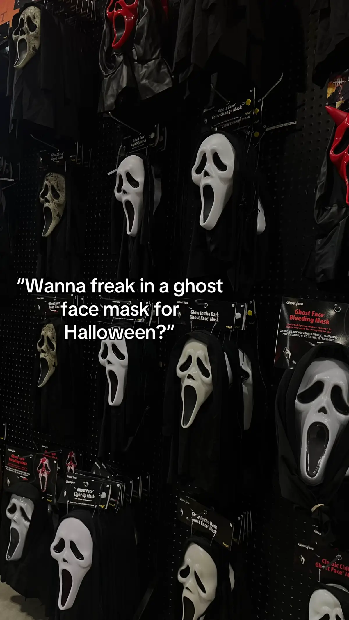 #freak #jk #secretaccount #ghostface #halloween 