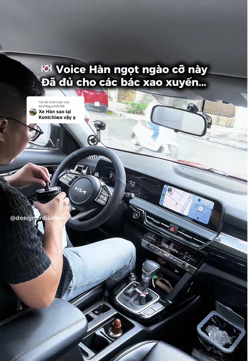 Trả lời @ĐinhNgọcHải198 chào mừng các bác Kia, Huyndai về đội của emm #designerdilamve #carplay #carplaystartup #carplaystartsound 