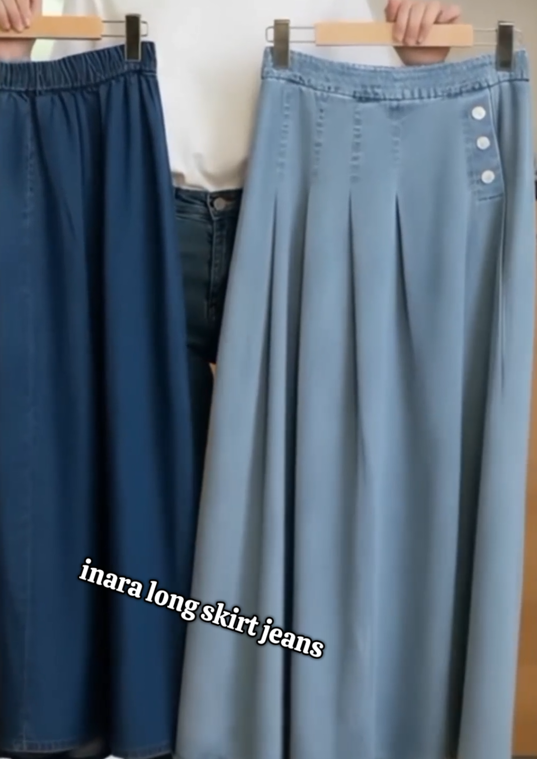 #inaraskirt #rokjeans #outfitcek #jeans #promoseruweekend 