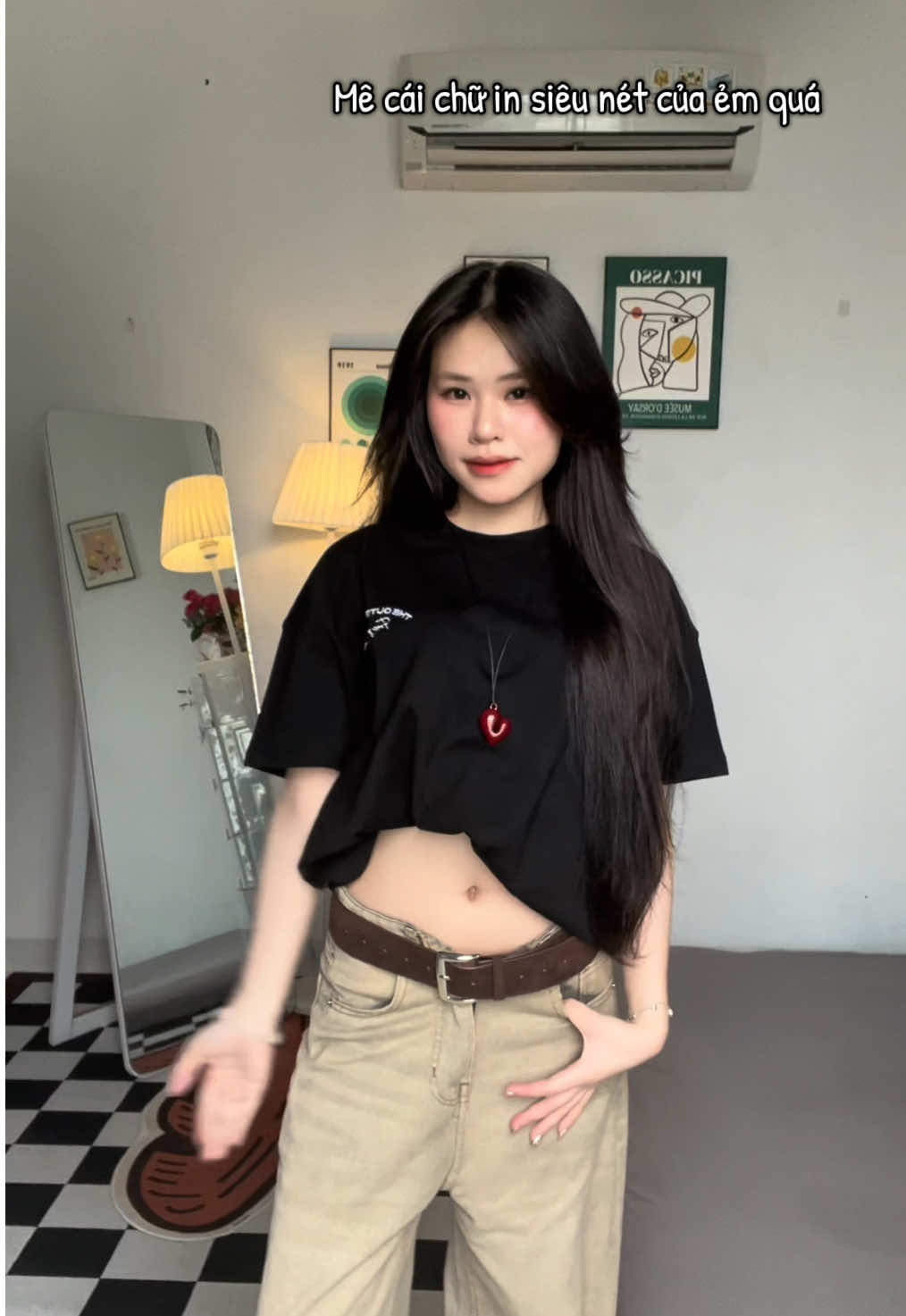 Đơn giản mà xinh điên, vải đẹp tới ngỡ ngàng #aothun #unisexfashion #mixmatchoutfit #outfitideas 