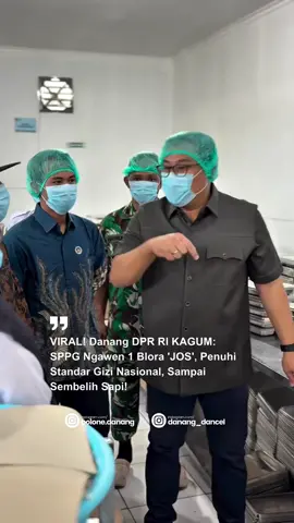 Apresiasi Pusat! Anggota DPR RI Danang Wicaksana kunjungi SPPG Ngawen 1 Blora: Dapur 'JOS' Penuhi Standart Gizi Nasional (BGN) Anggota Komisi V DPR RI Fraksi Partai Gerindra, H. Danang Wicaksana Sulistya melakukan kunjungan kerja dalam rangka reses  ke Dapur Satuan Pelayanan Gizi (SPPG) Ngawen 01, Kecamata Ngawen, Kabupaten Blora. Kunjungan ini bertujuan untuk meninjau langsung pelaksanaan Program Makan Bergizi Gratis (MBG). SPPG Ngawen 1 menjadi sorotan nasional dan media sosial karena dinilai memiliki kinerja yang optimal, termasuk dalam penerapan menu yang termasuk dalam penerapan menu yang bervariasi (termasuk menu sapi yang sempat viral) serta komitmen terhadap keterbukaan informasi publik. Danang Wicaksana memberikan apresiasi tinggi atas kinerja tim SPPG Ngawen 1: 