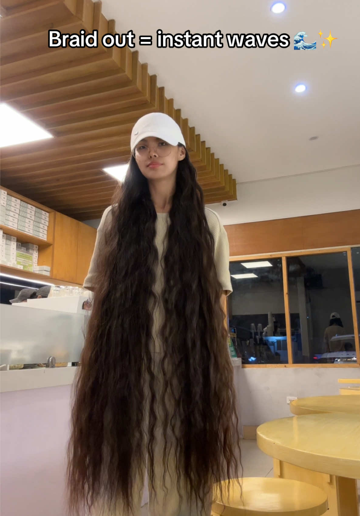 Braid out = instant waves 🌊✨#hair #longhair #hairstyle #fyp #fyppppppppppppppppppppppp 
