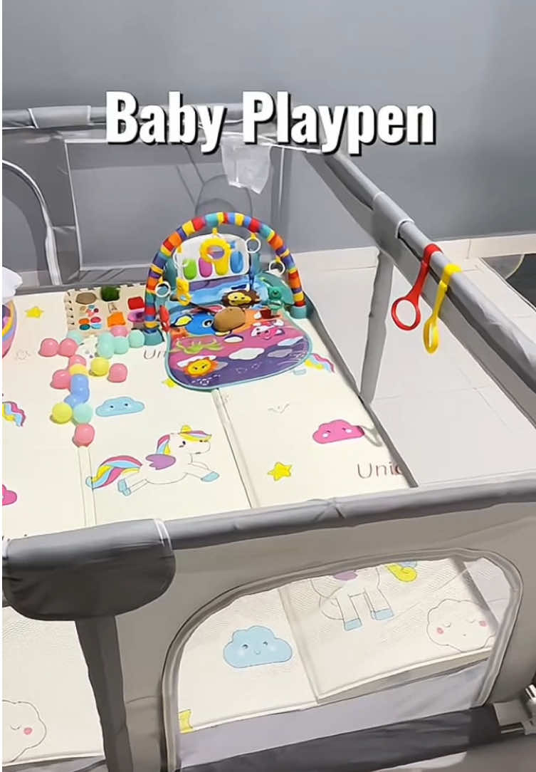 Membalas @mine ♡ bunanya jadi lebih tenang ngerjain kerjaan rumah #playmatebaby #playpenbaby #matrasbayi #pagarpembatasbayi 