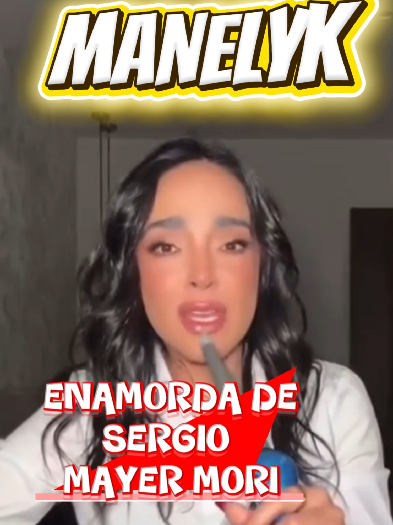 Manelyk Flechada por Sergio Mayer Mori  #santochismelatam #santochisme