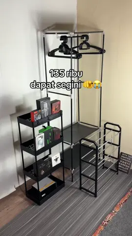 Rak murah 3 in 1  #rak #rakbajugantung #raksepatu #rakmurah #fyp 
