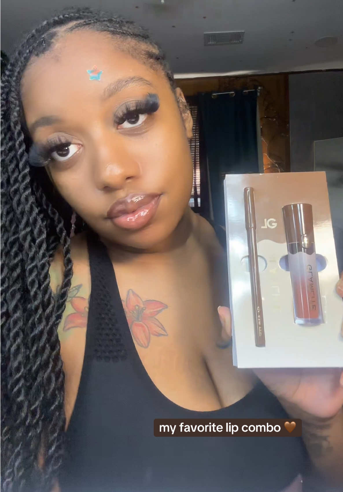 my favorite lipcombo 😝 #lipcombo #makeup #lipgloss #lipkit #glamlite 