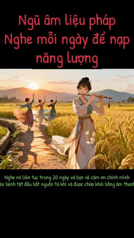 Nghe nó liên tục trong 20 ngày và bạn sẽ cảm ơn chính mình Mọi bệnh tật đều bắt nguồn từ khí và được chữa khỏi bằng âm thanh.
